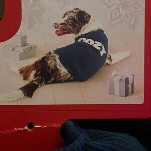 "Cozy" Dog Pet Sweatshirt - Large - New